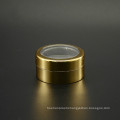 Fancy 3G Mini Gold Plastic Cosmetic Cream Empty Jar